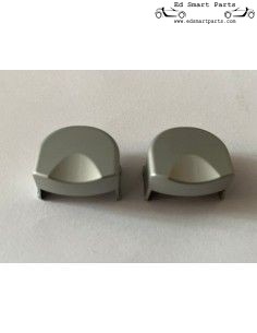 Set originale di copriviti per cerniere per il portellone posteriore in vetro della Smart Roadster Coupe. Confezione da 2.