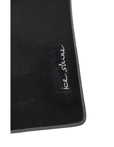 BRABUS ICE SHINE VELOURS floor mats, set of 2- Smart fortwo 451