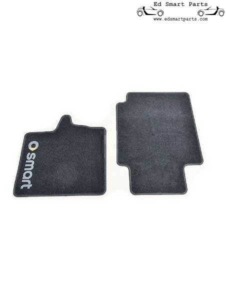 OEM VELOUR ZWARTE vloermatten, set van 2 - Smart fortwo 450