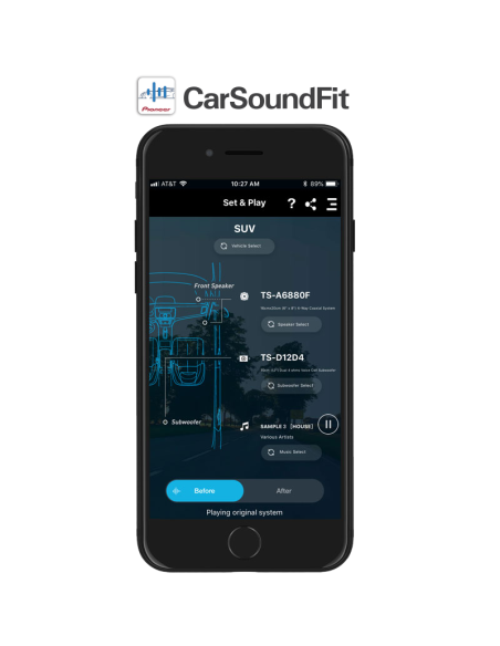 Upgradekit voor 2-weg component-auto-audiosysteem met 350 W