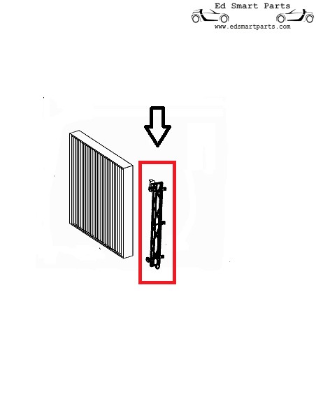 New Genuine Smart Evaporator Heater Filter Cover smart fortwo 451 petrol/diesel/ED