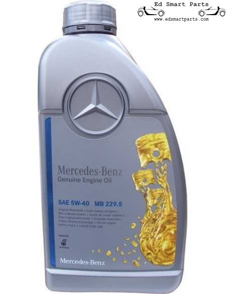 Mercedes 5W-40 Motor Oil MB 229.5 - 1x 1 liter A000989920213AIFE