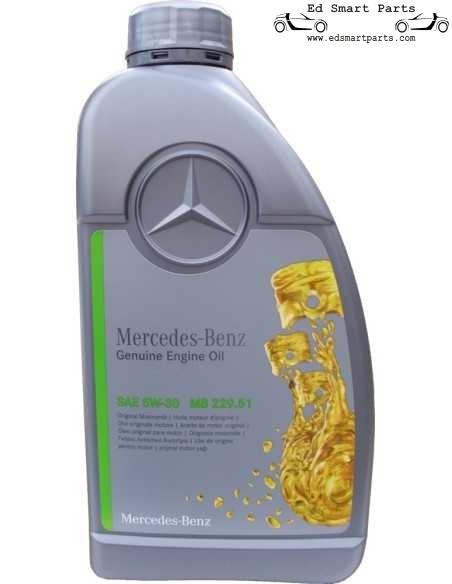 Mercedes 5W-30 Olio motore MB 229.52 - Diesel completamente sintetico A000989950213AMEW 1x1L
