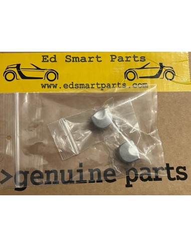 Aluminium Hinge Screw Cover set for the Smart Roadster Coupe glass boot lid. Pack of 2.