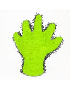 AutoStyle dubbelzijdige autowashandschoen - grijs/groen