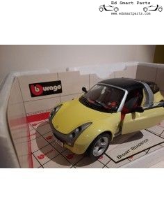 Smart Roadster Coupé Amarelo Brilhante 1/18 Bburago 2