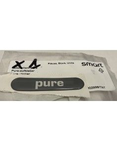 Etiqueta adhesiva externa con logotipo de Smart Pure 2
