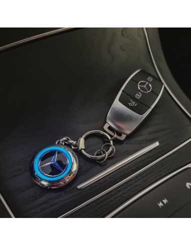 Portachiavi originale con illuminazione Mercedes Benz senza scatola originale