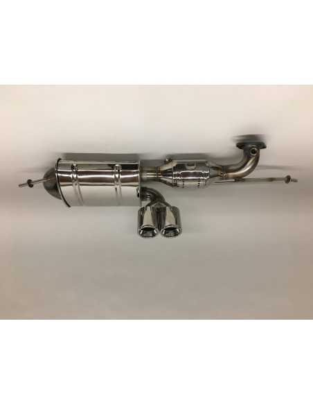 Echappement sport S-Mann S-FLOW central twin pour smart ForTwo 451 Echappement sport S-Mann S-FLOW central twin pour smart ForTwo 451