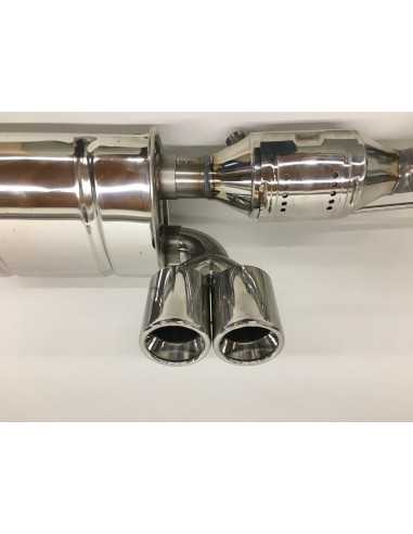 Echappement sport S-Mann S-FLOW central twin pour smart ForTwo 451