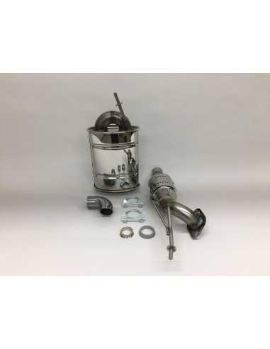 Escape deportivo S-Mann S-FLOW Stealth para el smart ForTwo 451