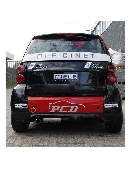 Escape deportivo S-Mann Escape “Smart-cup” con catalizador para smart ForTwo 451 Escape deportivo S-Mann Escape “Smart-cup” con catalizador para smart ForTwo 451