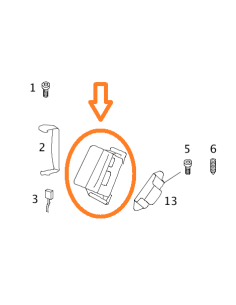 Nuovo airbag sedile lato destro Smart Roadster/ForTwo 2