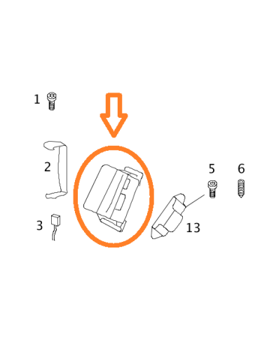 Novo Smart Roadster / ForTwo airbag do assento lado direito