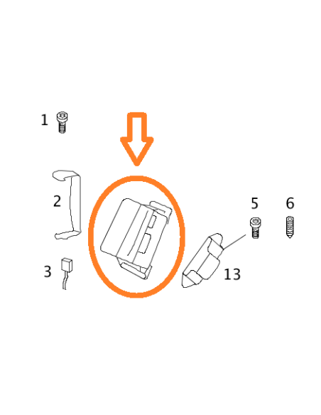 Nuovo airbag sedile lato destro Smart Roadster/ForTwo Nuovo airbag sedile lato destro Smart Roadster/ForTwo