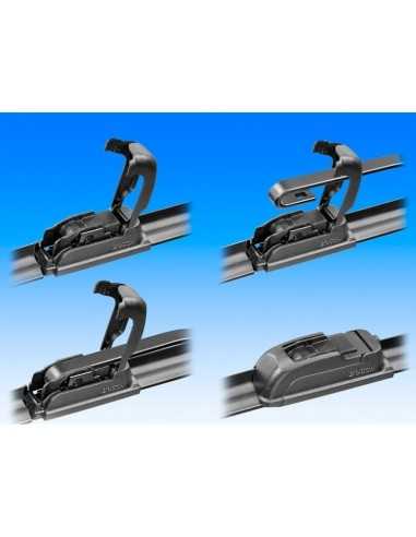 Limpadores de para-brisa Flatblade Aerotwin Bosch (conjunto frontal) - 450 ForTwo