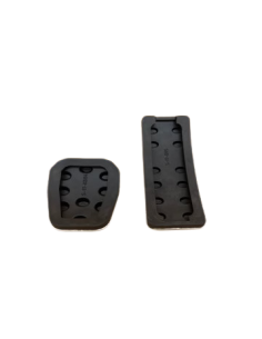Pedales deportivos Smart ForFour Brabus Automat 454 de aluminio cromado cepillado plug and play 2