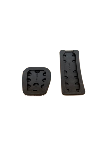 Pedales deportivos Smart ForFour Brabus Automat 454 de aluminio cromado cepillado plug and play