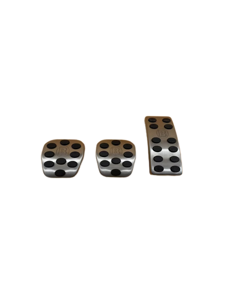 Smart ForFour Brabus Manual 454 aluminium sport pedals brushed chrome plug and play Smart ForFour Brabus Manual 454 aluminium sport pedals brushed chrome plug and play