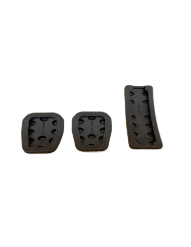 Pedales deportivos de aluminio Smart ForFour Brabus Manual 454 cromados cepillados plug and play