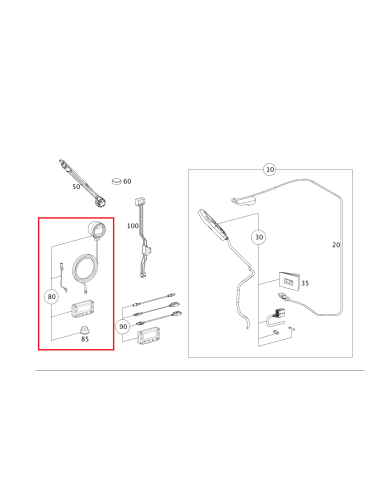 Sistema manos libres inteligente Bluetooth® OEM italiano A4519062900