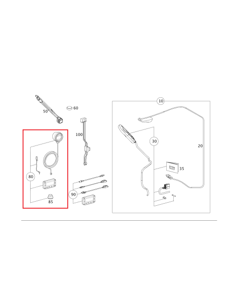 Système mains libres Bluetooth® intelligent OEM italien A4519062900