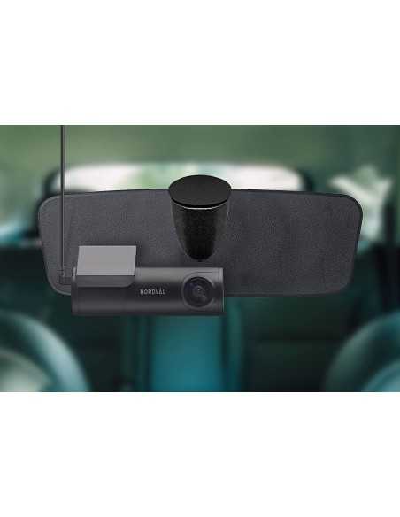 Cámara para salpicadero de coche Nordväl DC102-4K, delantera y trasera, 2 canales, WiFi y GPS