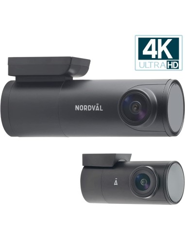 Nordväl DC102-4K Dashcam Car Front Rear 2CH WiFi + GPS