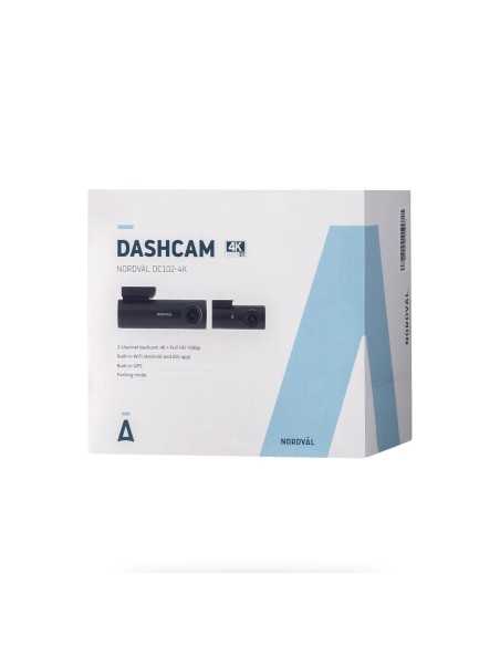 Nordväl DC102-4K Dashcam Auto Voor Achter 2CH WiFi + GPS