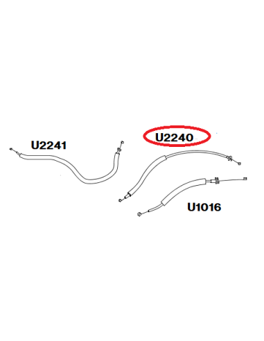 Control Cable Smart Roadster 452 HEATING SYSTEM