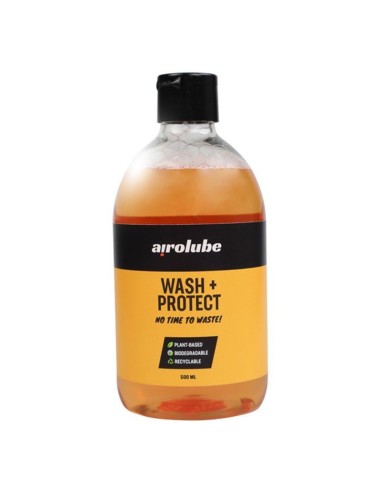 Airolube Wash & Protect Car champú + cera protectora - 500ml Tapón abatible