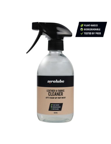 Airolube Limpiador de cuero y telas - Spray de 500 ml