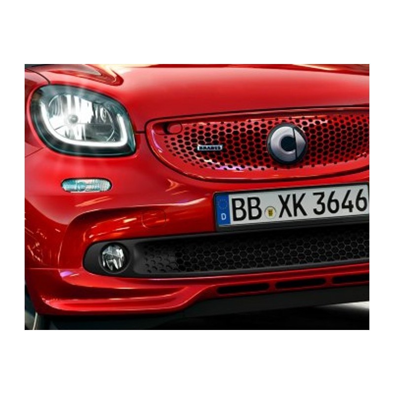 WAIKUB Auto-Emblem-Abzeichen, Für Mercedes Smart 451 Brabus 453