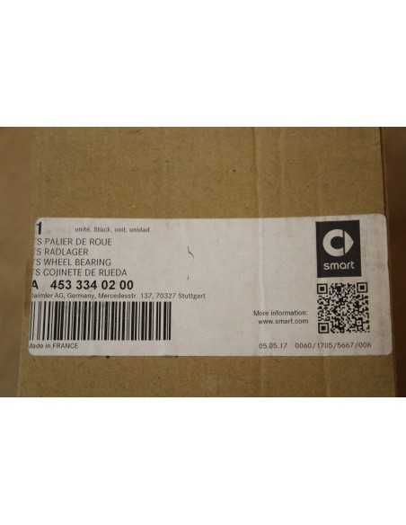 Kit de rolamento de roda Smart original dianteiro 453 FORTWO FORFOUR A4533340200