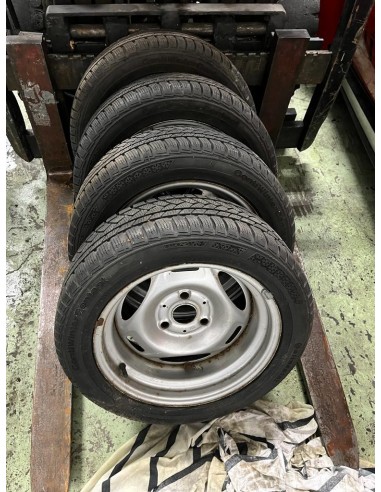 Smart Roadster 15 inch Steel Wheel set with winter tyres 5 mm