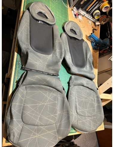Used Smart Roadster 452 seat backrest cushion May Grey full set as new