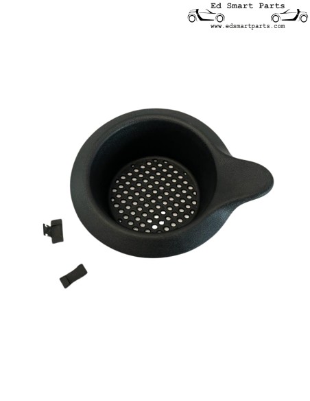 Porte-gobelet pour siège de Smart Roadster 452 et ForTwo 450 avec 2 clips
