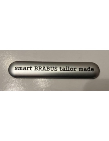 "SMART BRABUS TAILOR MADE" BADGE-DECAL