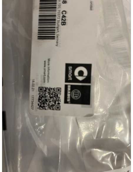 Mat Chroom Sierpaneel middentunnelconsole ontstekingsomlijsting smart fortwo 451 Brabus