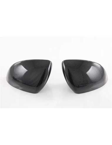 Smart Fortwo Forfour 453 CARBON Effect ou Capas de espelho pretas brilhantes