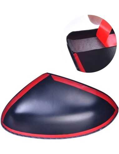 Smart Fortwo Forfour 453 CARBON Effect ou Capas de espelho pretas brilhantes