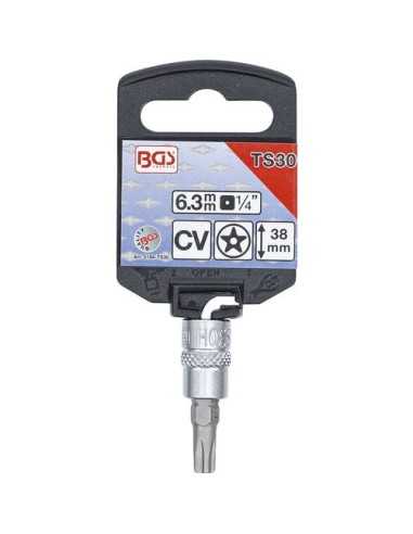 Douille Torx Security 5 étoiles 6,3 mm 1/4" TS 30 pour démontage SE Drive
