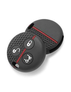 Mando a distancia Smart Roadster 452 o ForTwo 450 de silicona con tres botones y nuevo diseño