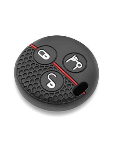 Mando a distancia Smart Roadster 452 o ForTwo 450 de silicona con tres botones y nuevo diseño