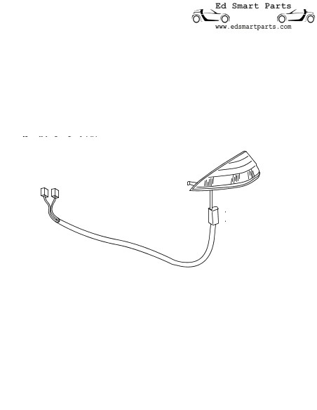 CLIGNOTANT DROIT Smart ForFour 454 OEM A4548201021