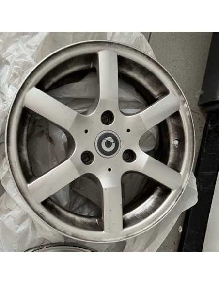 Gebruikte Smart Roadster 15 inch Spinline wielset Gebruikte Smart Roadster 15 inch Spinline wielset
