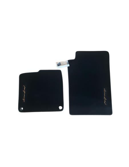 Tapis de sol BRABUS NIGHTORANGE VELOURS, lot de 2- A4516802948 1C02