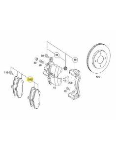 Remblokken voor voor alle smart forfour 454 modellen
