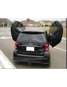 Smart ForTwo 451 S-Mann rear diffuser centre exhaust