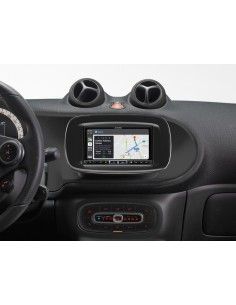 Stazione multimediale digitale Touchscreen da 7 pollici, DAB+, Apple CarPlay Wireless, Android Auto per Smart 453 2